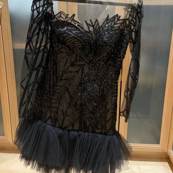 Gemy Maalouf Embroidered Dress - Picture 2 of 6